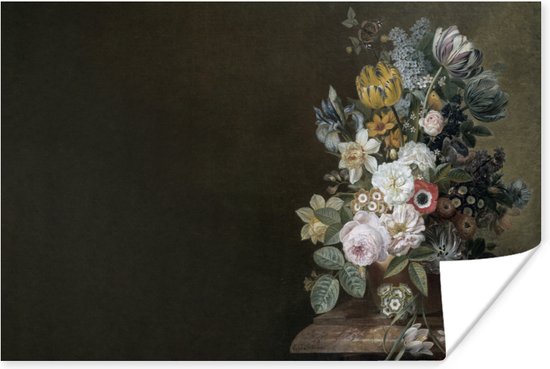 Affiche Fleurs - Eelke Jelles Eelkema - Maîtres anciens - 30x20 cm