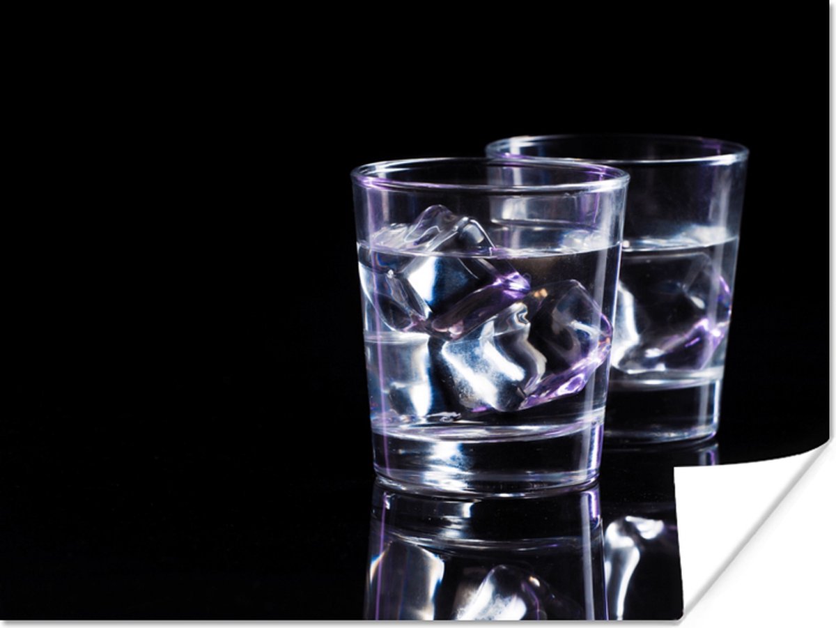 Poster Alcohol - Glazen - Drank - 40x30 cm