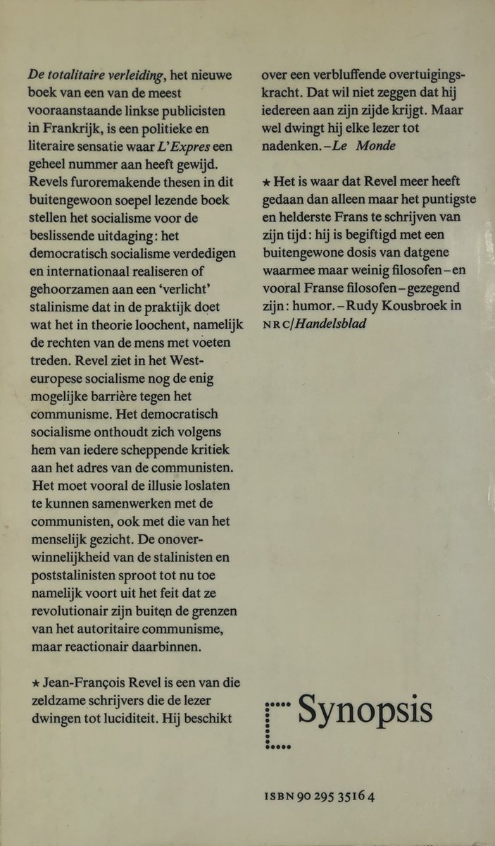 De totalitaire verleiding - back cover