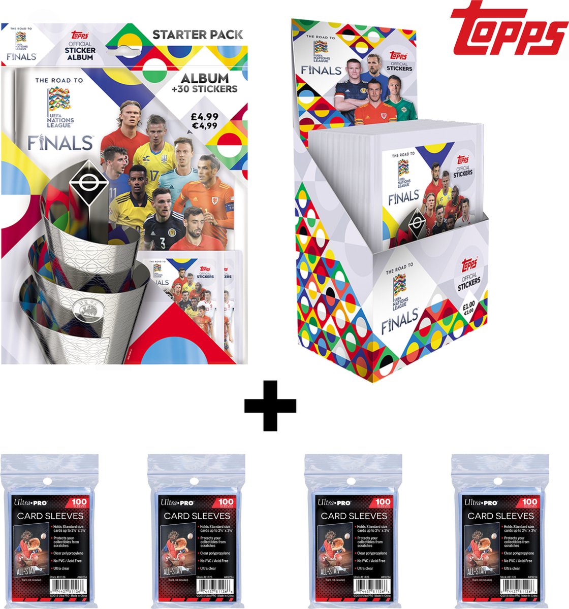 TOPPS « THE ROAD TO UEFA NATIONS LEAGUE FINALS 2022-2023 STICKERS