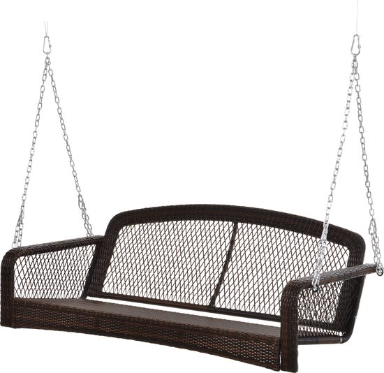 vidaXL Schommelbank Tuin - 205 x 150 x 157 cm - Hout - Naturel