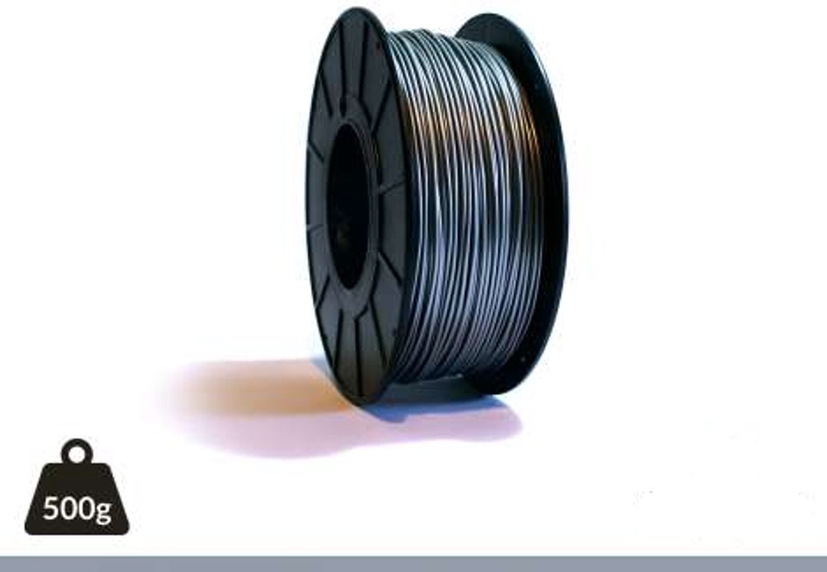 Zilver Grijs - PLA filament - 500g - 1.75mm - 3D printer filament