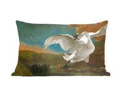 Sierkussens - Kussentjes Woonkamer - 60x40 cm - Zwaan - Oude meesters - Jan Asselijn