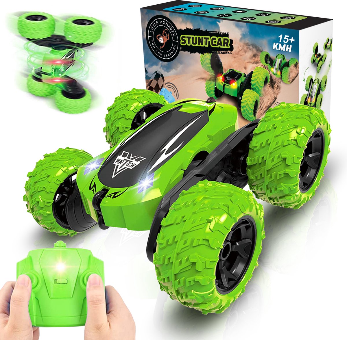 Boncy® Bestuurbare RC Auto - Transformer Lambo Politie - Jongens Meisje