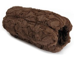Camon slaapzak - tunnel soft - plush 58 x 42 x 10 cm - bruin