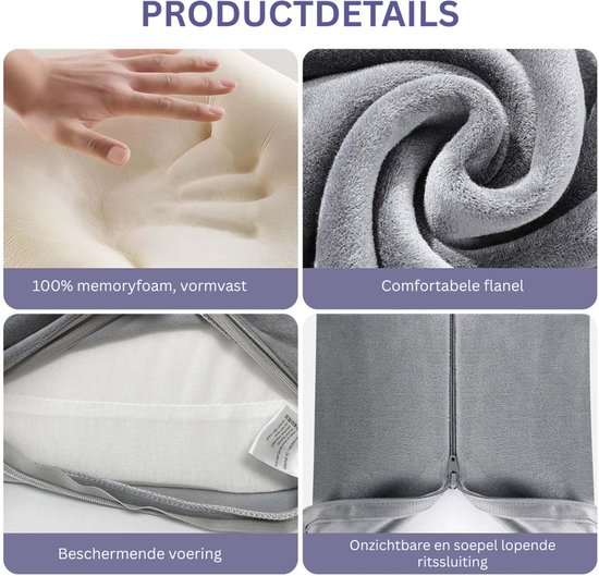 Coussin pour les jambes | Coussin ergonomique pour dormir sur le côté | Coussin pour les genoux | Coussin de soutien pour les jambes | Leroy Merlin