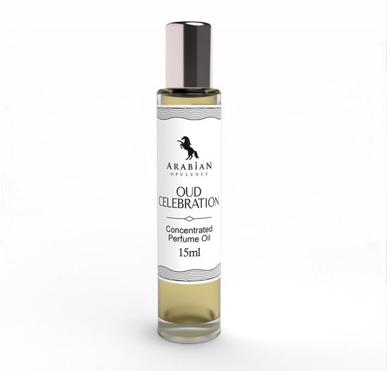 ARABIAN OPULENCE Unisex Parfum voor Heren & Dames Oud Celebration FR117 | Parfum Olie | Langhoudende Unisex | Eau de Parfum voor meisjes en jongens | Tropische Vanille Kokosgeur | Roll-on Parfum Cadeauset | Geur voor dames & Heren, Reisformaat (15ml)