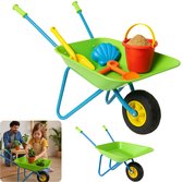 Theo Klein 7669 Kinderkruiwagen met toebehoren I Van metaal, belastbaar tot 10 kilo I Incl. robuust kindertuingereedschap I Speelgoed voor kinderen vanaf 3 jaar