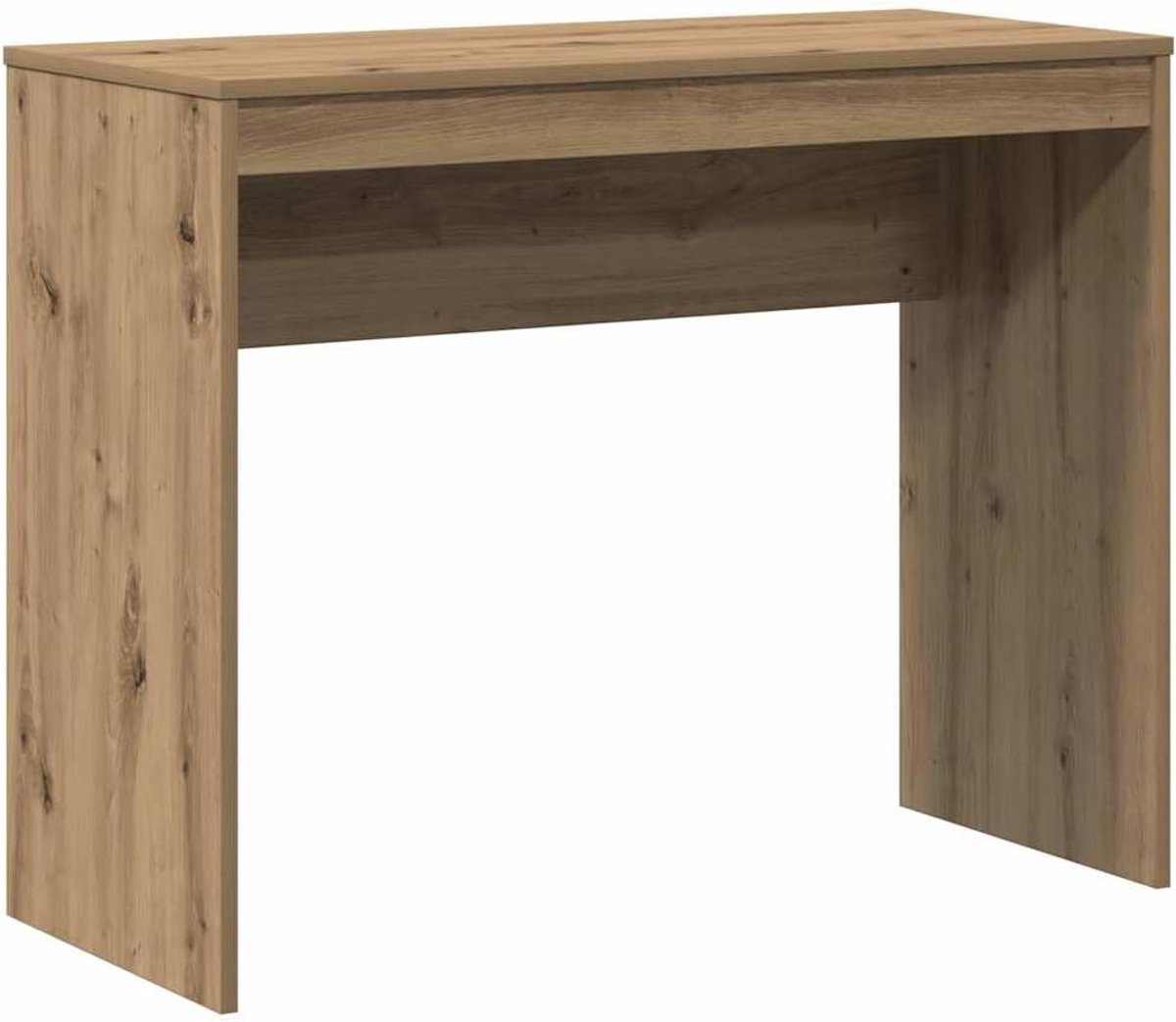 Bureau Hout - Werktafel - Thuiswerken - Onderhoudsvriendelijk - 90 x 40 cm - Artisan eiken