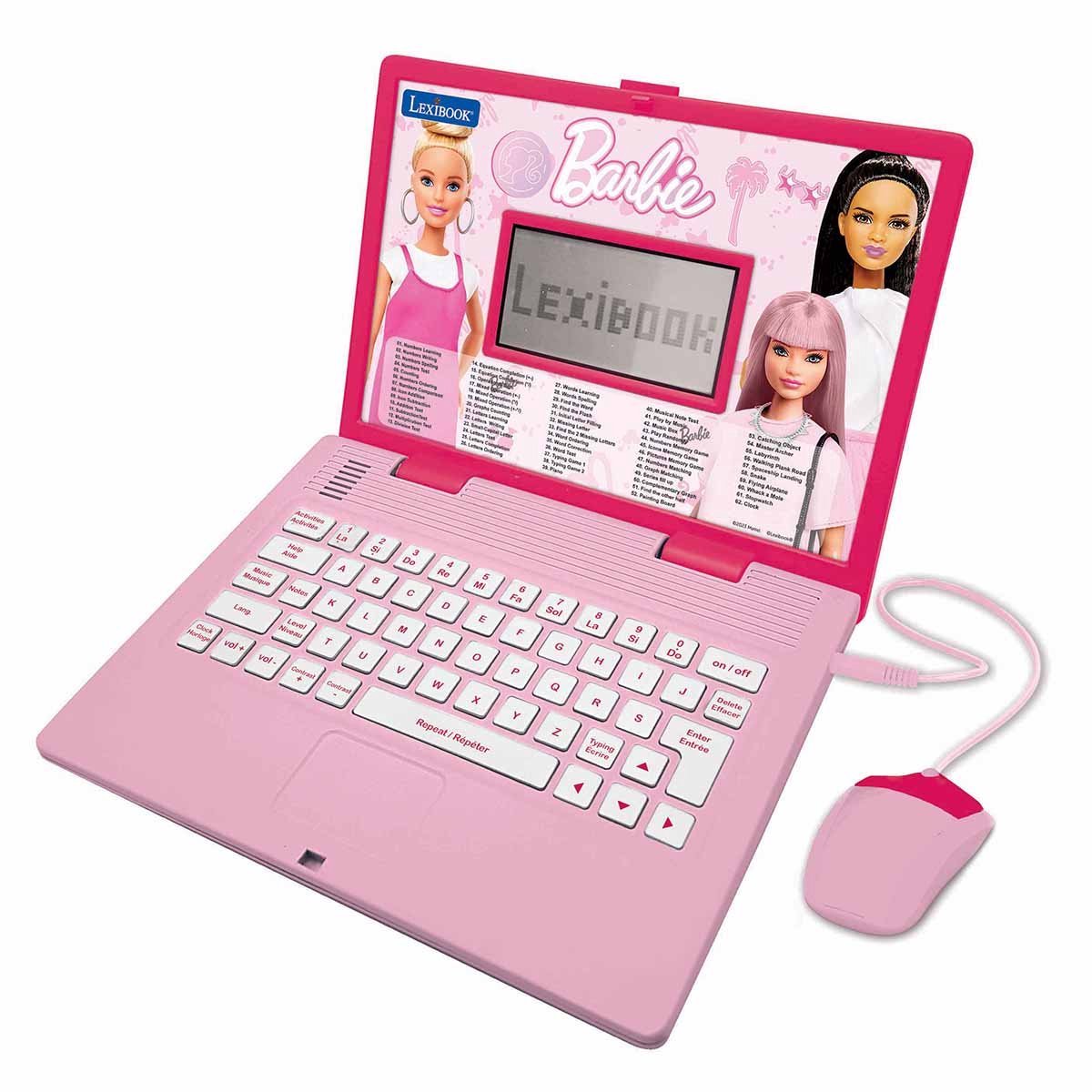 Barbie Tweetalige Educatieve Laptop – 124 activiteiten in het Frans en Nederlands