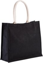 Sac Taille Unique Kimood Noir 100% Jute