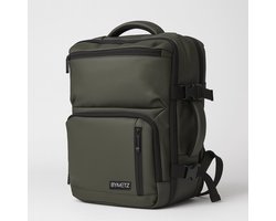 ByMetz® Compacte Handbagage Rugzak – Laptop Rugzak 13,3 Inch – Geschikt als 40x30x20 – Waterdicht – Olive