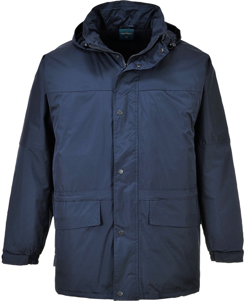 Portwest Oban Fleece Gevoerd Jack S523 Marine Blauw