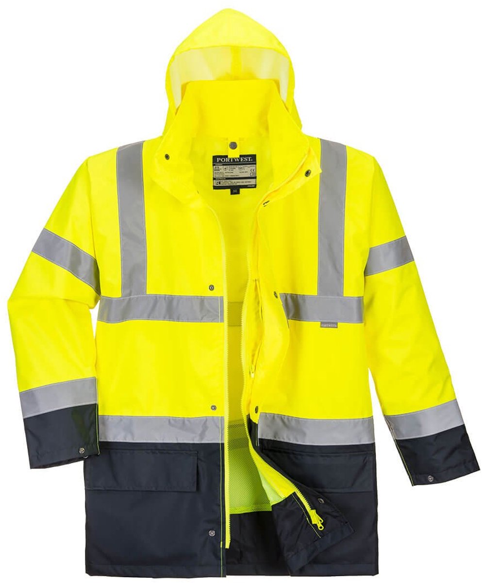 Portwest Hi-Vis Essential 5-in-1 jack S766 Zwart