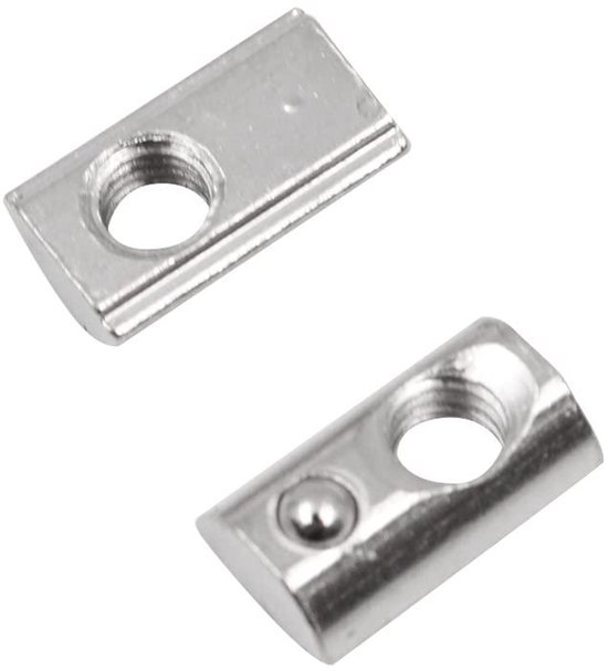 T moeren serie 50 stuks schuiven type EU 20/30 M4/M5/M6 koolstofstaal