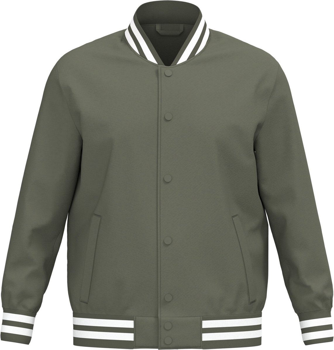 Native Spirit Ecoresponsabele uniseks gevoerde teddyjas NS618 Organic Khaki