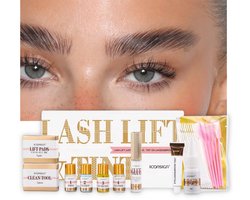 Faye Beauty Lash Lift & Brow Lamination Kit – Wimperlifting set - Lash Lift Kit en Brow Lamination Set in één - Wimperserum – Inclusief Gratis Zwarte Wimperverf