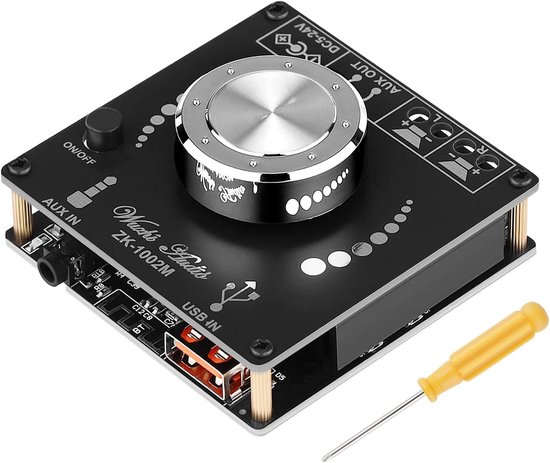 Bluetooth Versterker Board Hifi Stereo 2.0 Kanaals 2X100W Audio Versterker Digitale Versterker met AUX/USB/Bluetooth/Flash Drive/PC USB Input