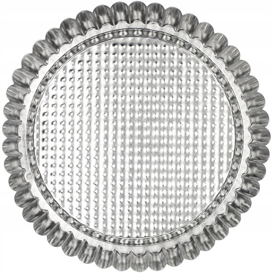 Highkit Tartelette vormpjes, 10 stuks, met hefbodem, anti-aanbaklaag, quichevorm, klein, 10 cm / 4 inch ronde taartvorm, tartelette vormpjes van koolstofstaal