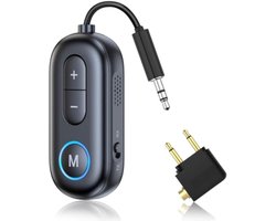 Bluetooth-transceiver 2 in 1, Bluetooth-transceiveradapter 5.4, 3,5 mm audiotransceiver voor vliegreizen, tv, sportschool, tablet
