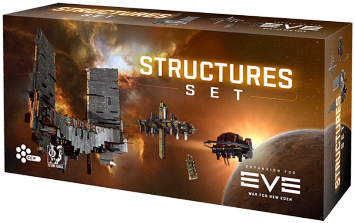 EVE War for New Eden Structures Set - Brettspiel Erweiterung - EN Edition