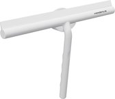 Minismus Douche Trekker Wit met Magneethouder Ophangsysteem Zonder Boren 28 cm Breed - Douchewisser - Raamtrekker Badkamer Accessoires - Raamwisser - Aftrekker Wit