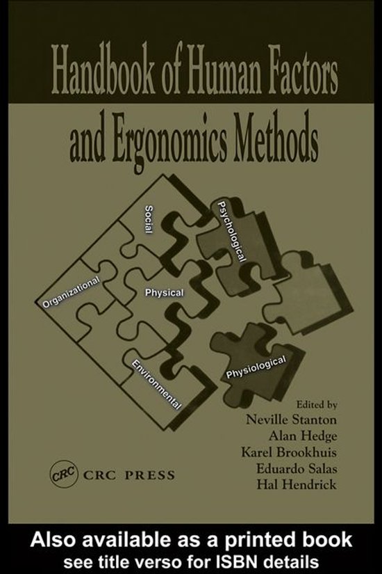 Handbook of Human Factors and Ergonomics Methods - cover