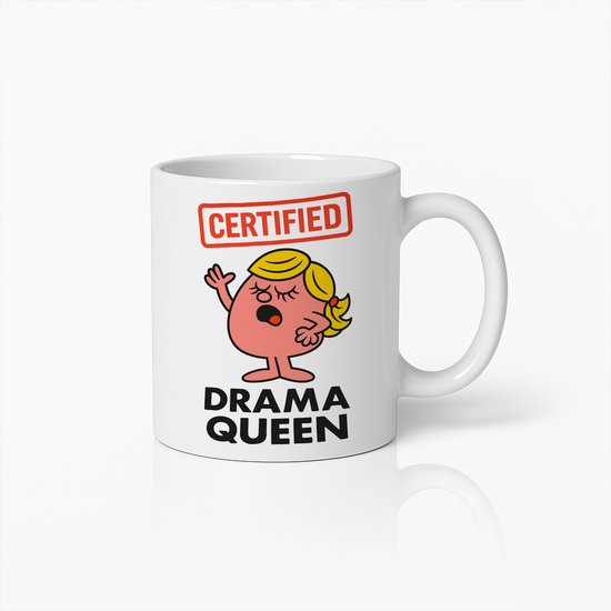 Gecertificeerde Drama Queen Mok 330ml – Grappige Koffiebeker voor Sterke Persoonlijkheden en Cadeau Ideeën