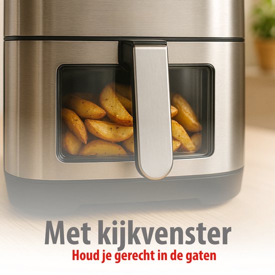 alpina Airfryer XXL - Friteuse à Air Chaud 8L - 1800W
