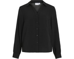 VILA - VIJOSA L/S V-NECK SHIRT - NOOS - Dames - Blouses