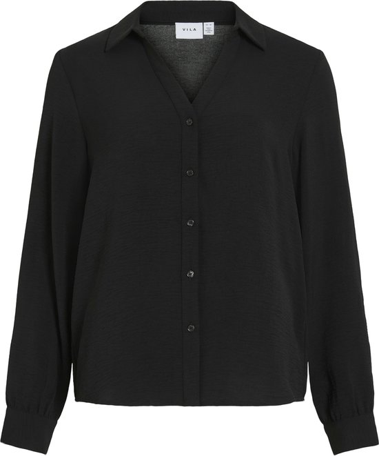 VILA - VIJOSA L/S V-NECK SHIRT - NOOS - Dames - Blouses