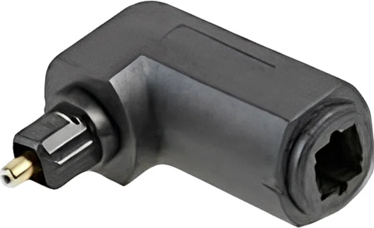 cablexpert Toslink optische kabeladapter, 90 graden, optical