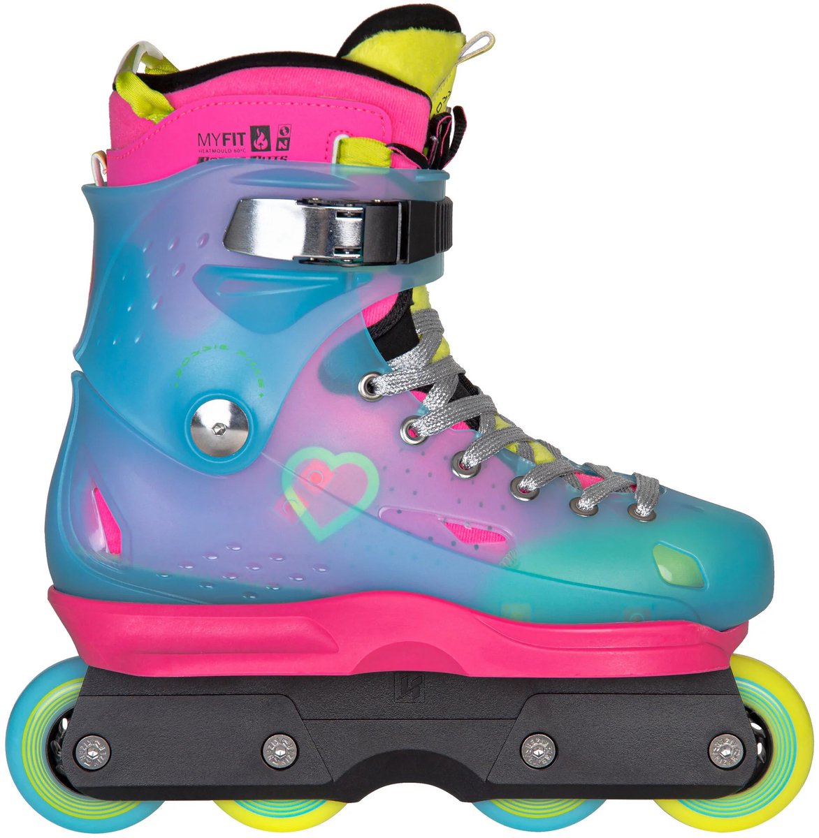 Playlife Robbie Pitts Fantasy 72 Inline Skates Blauw,Roze EU 39-40 Man,Vrouw