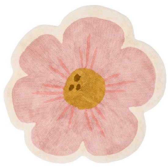 Vloerkleed bloem - Roze - Fairy Garden
