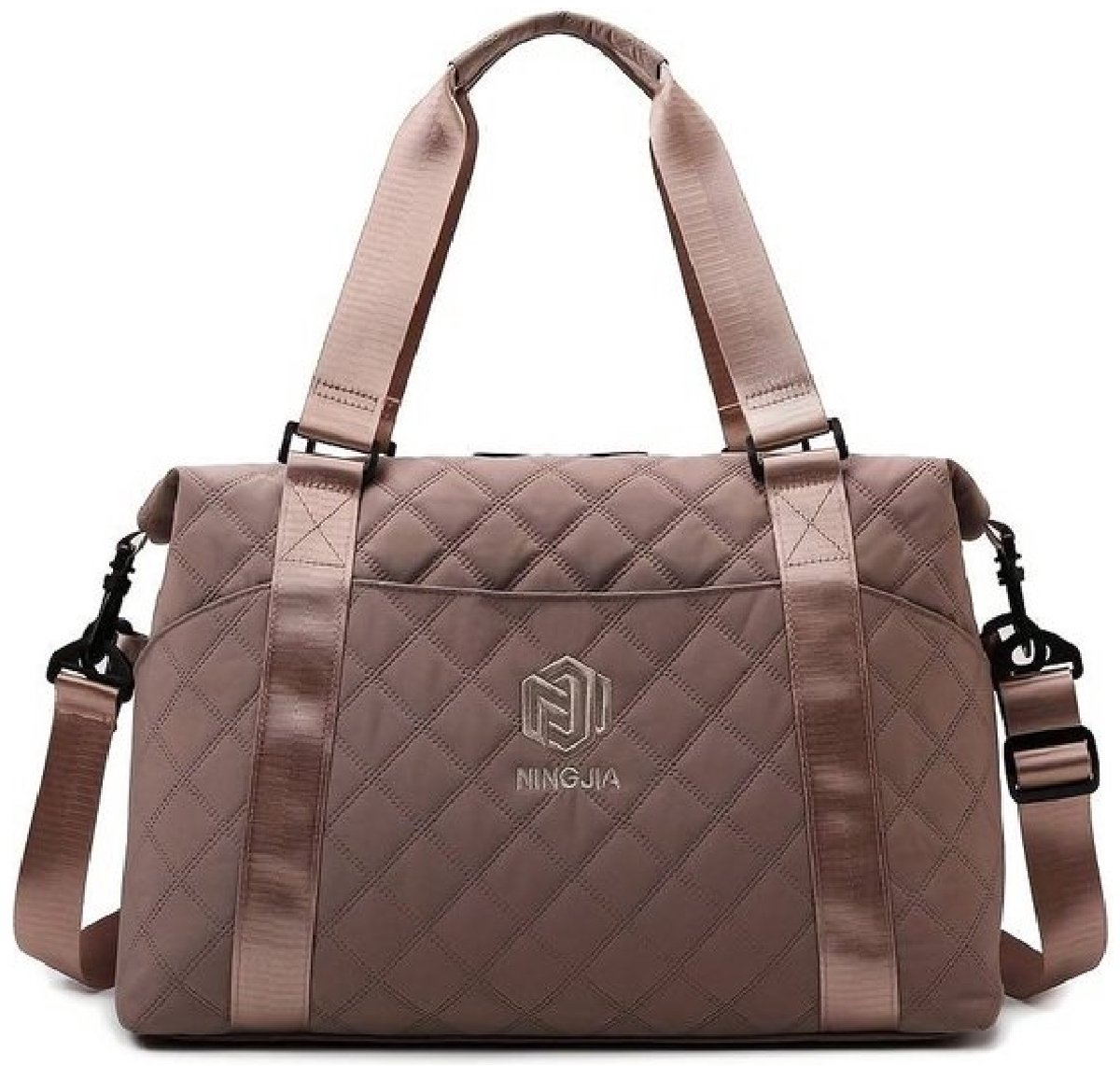Sjtoer® Reistas Bruin-brons dames - vliegtuigtas - handbagage vliegtuig - sporttas - Weekendtas - Vliegtuigtas - nat vak, grote - capaciteit, waterdichte zwemtas voor reizen, sport, fitness