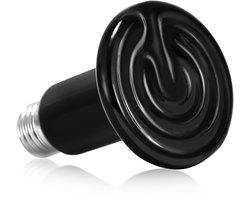 JeiibrZui 1 x 200 Watt Keramische Warmtestraler voor Reptielen, Zelfregulerend & Veilig Reptielenwarmtelamp, Compact & Efficiënt voor Huisdierenhouders