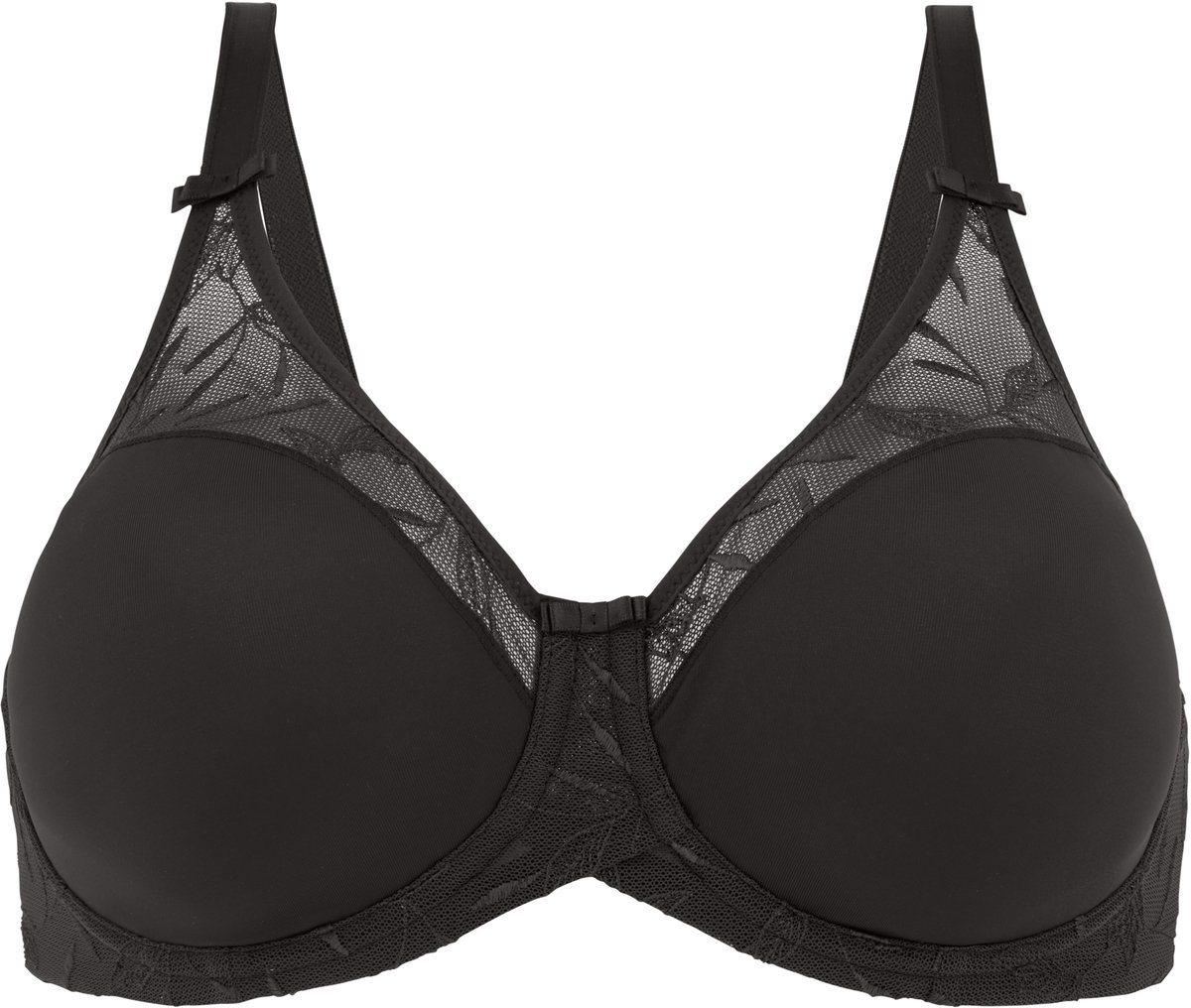 Felina Vision Deluxe Voorgevormde Beugel Bh 0202289 721 Obsidian Grey - maat EU 80B / FR 95B