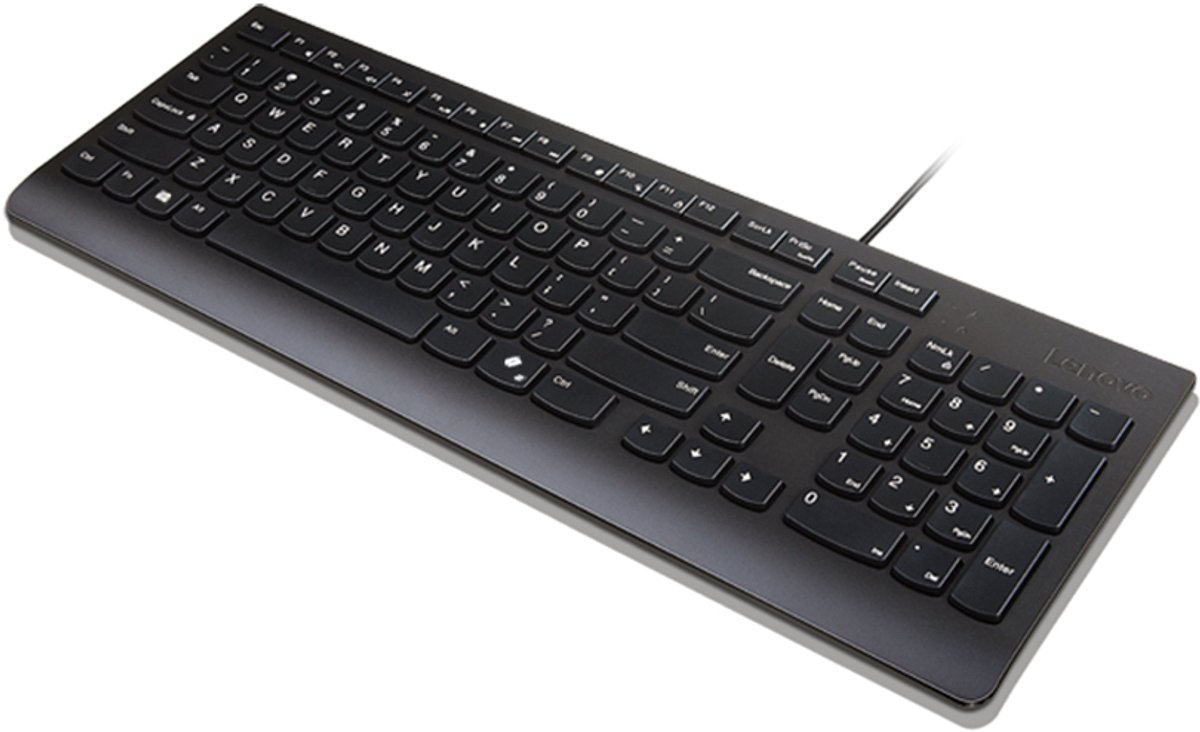 Lenovo 4Y41R64672 toetsenbord Thuis/Werk USB Amerikaans Engels Zwart