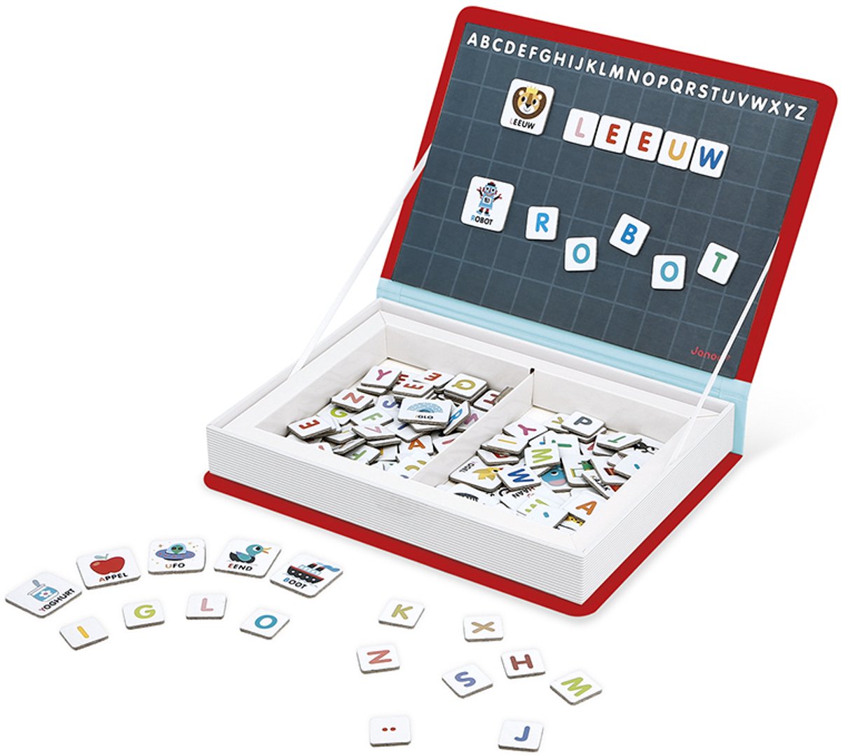 Janod - Magnetibook - Alfabet Nederlandstalig - Magneetboek Speelset — afbeelding 5