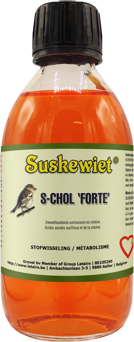 Suskewiet S-Chol 'Forte' 250ml - voor vogels