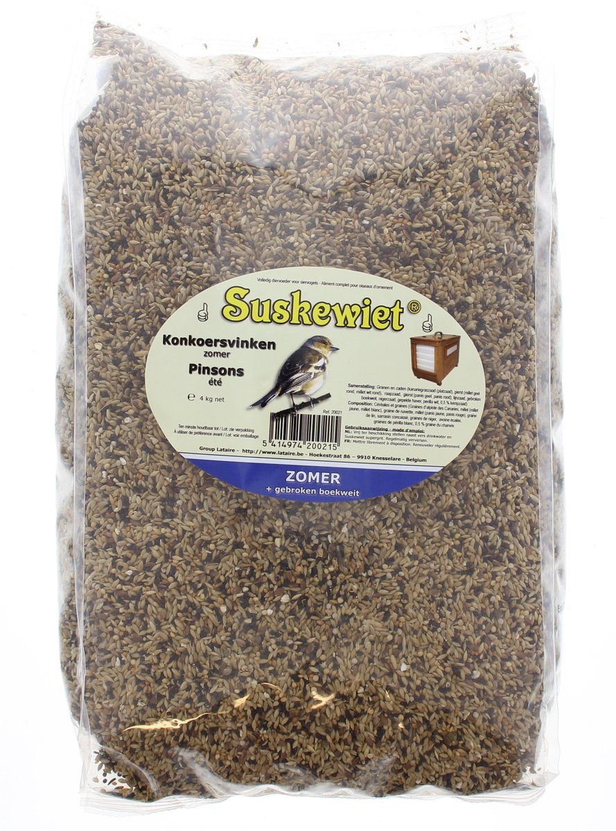 Suskewiet Konkoersmengeling Vinken - Zomer 4kg - voor vogels
