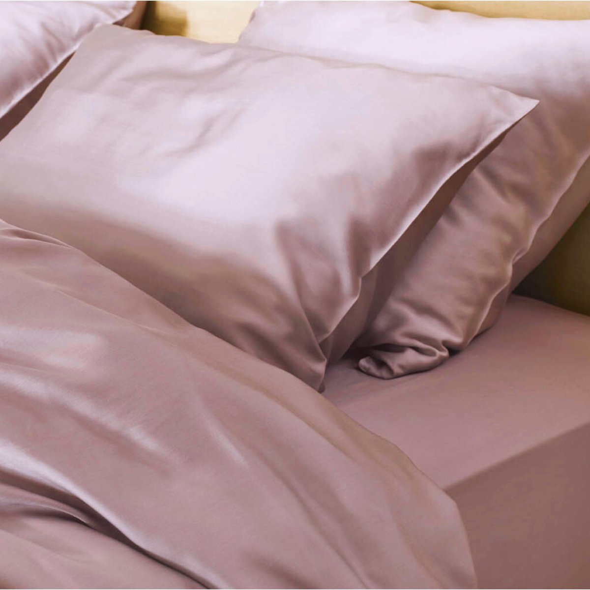 KOALA HUG Kussensloop 100% Tencel Lyocell satijn, pink blush 60x70 – Anti-allergie, Hypoallergeen | Temperatuurregulerend | Zacht voor huid & haar | 100% Plantaardig | Plasticvrij
