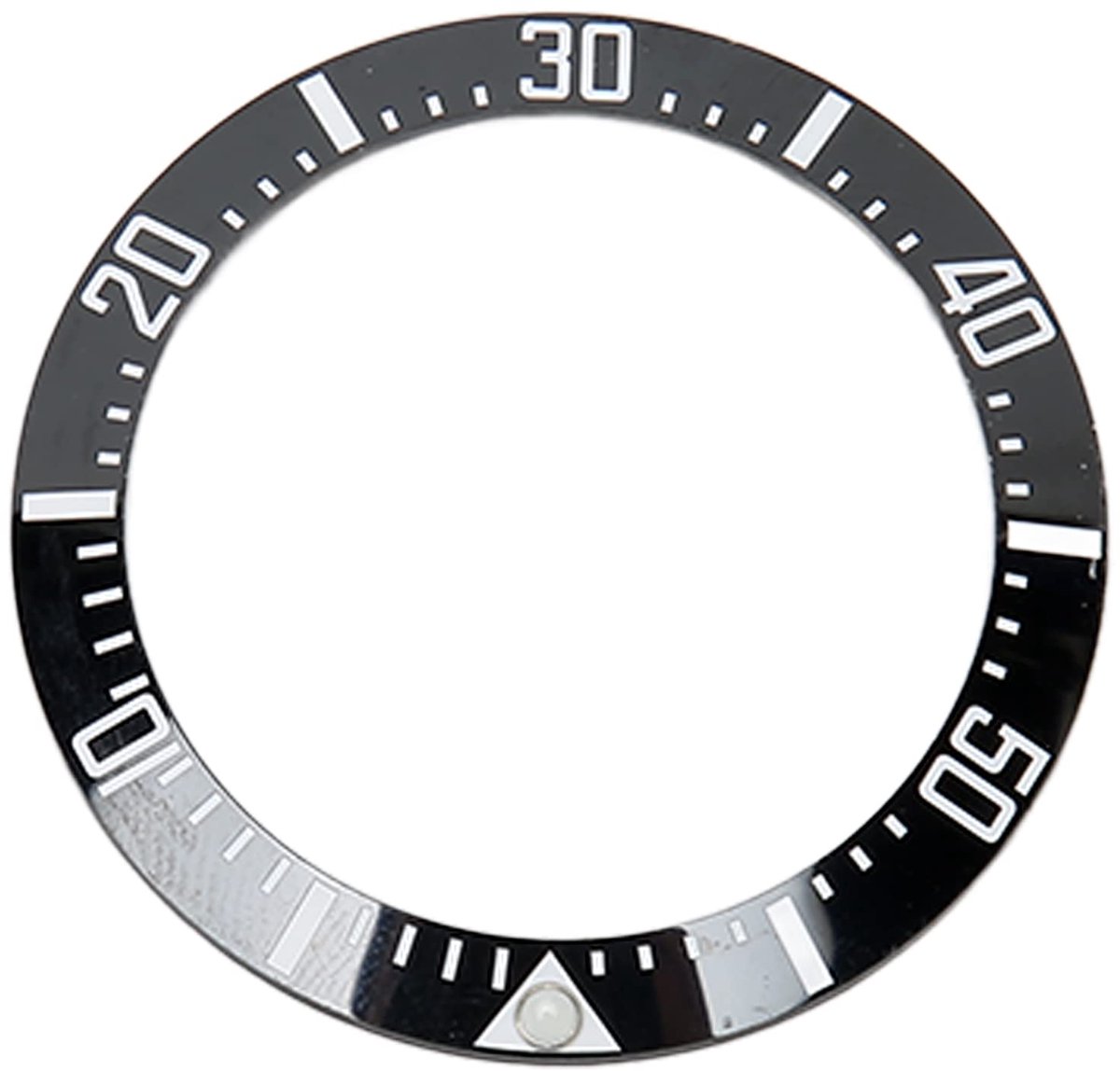 Kufoo Watch Lunet Ring, 40mm Replacement Accessories, Smooth Luminous Pearls, Fashion Insert for Watchmakers for Home