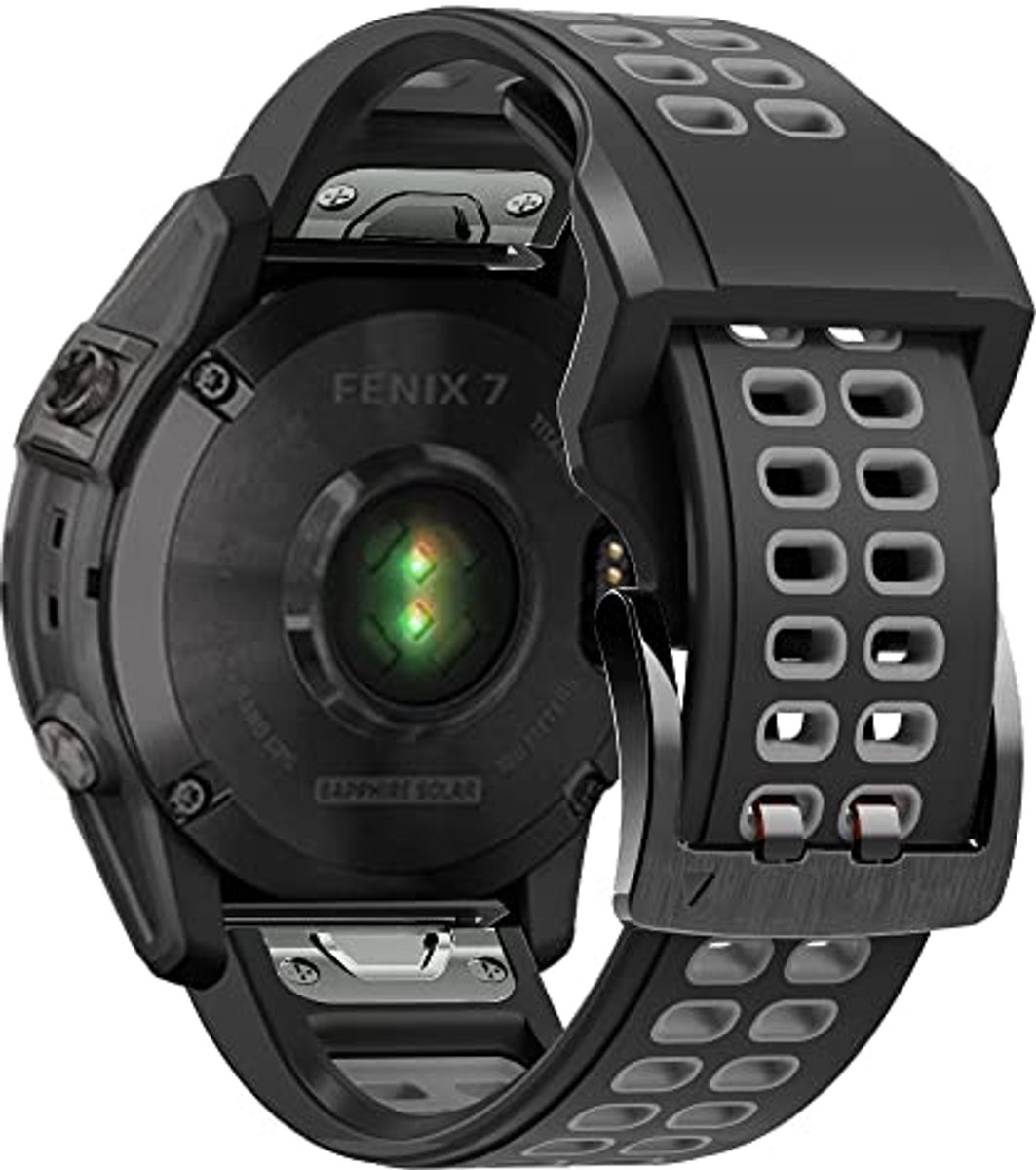 Compatibel met Descent G1 Horlogeband Siliconen 22 mm Quick Fit Sport Polsband