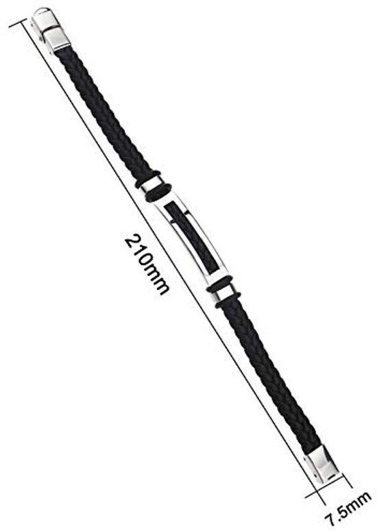 Bracelet porte-bonheur en acier inoxydable pour homme et femme, bijou ajustable, corde qui ne se décolore pas, pour Couple, amitié, 100%  36