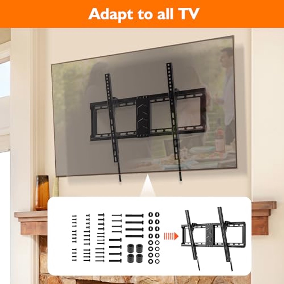 Universele VESA-schroevenset voor tv's en monitorstandaards tot 80 inch