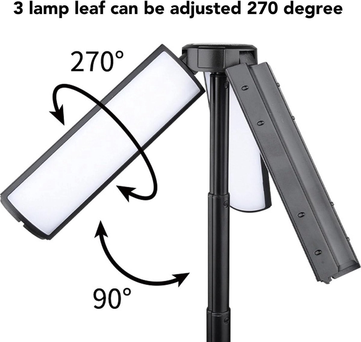 led multifunctionele opvouwbare werklampenset oplaadbare usb-zaklamp u