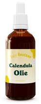 Calendula Olie (100% Biologisch & Koudgeperst) - 100ml in Bruine Glazen Fles