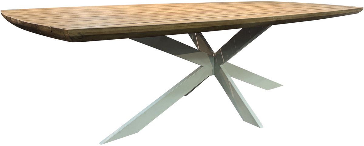 Lido dining tuintafel 240x110xH75 cm acacia blad natural sand