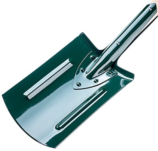 Ergonomische Spade voor Tuinieren, Tuinschop met Houten Steel voor Diep Graven, Ideaal voor Harde Bodems en Planten — afbeelding 3